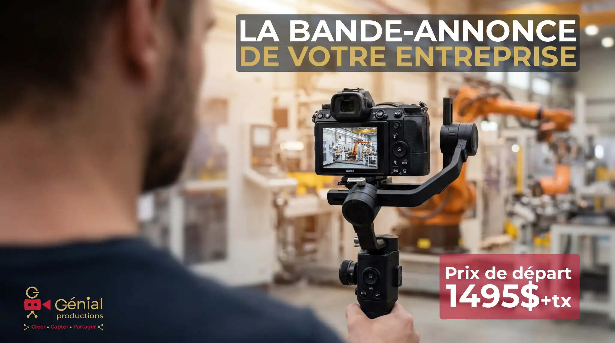 bande-annonce-entreprise-genial-productions Tournage vidéo d'une bande-annonce professionnelle pour entreprise par GéniAL Productions